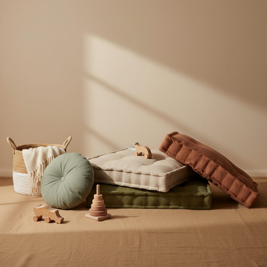 Linen Floor Cushion
