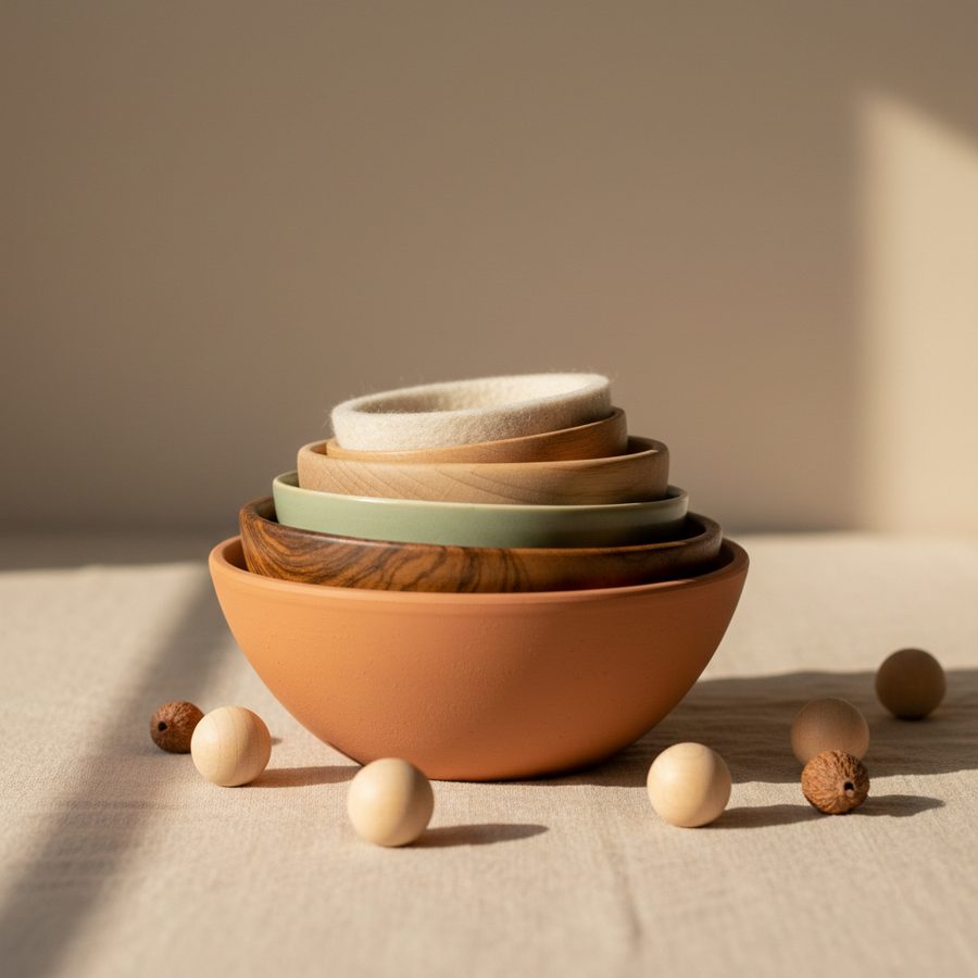 Stacking Sorting Bowls