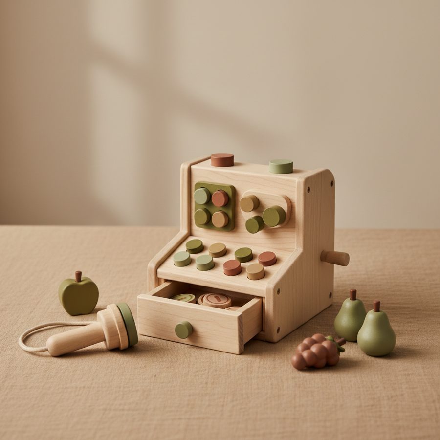 Wooden Shop Till